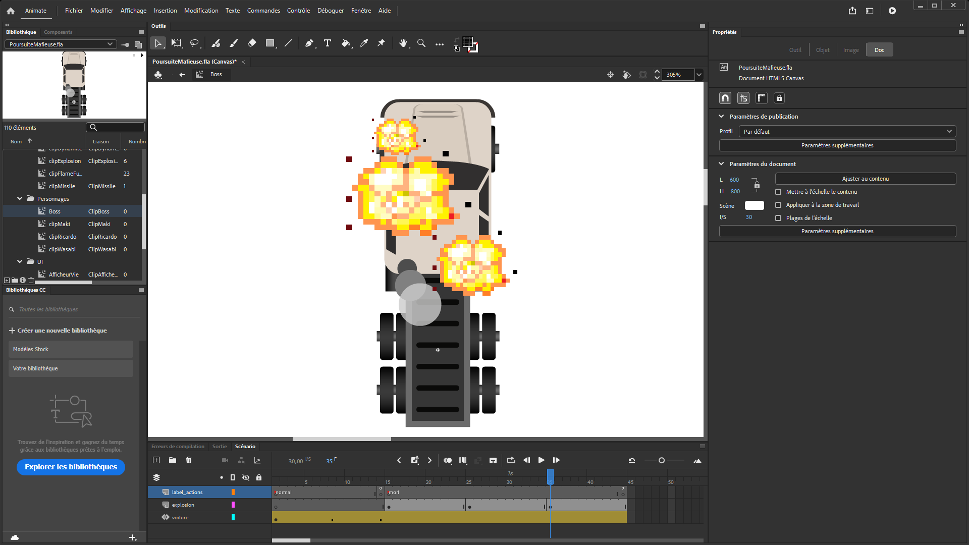 Image de l'étape Animation
